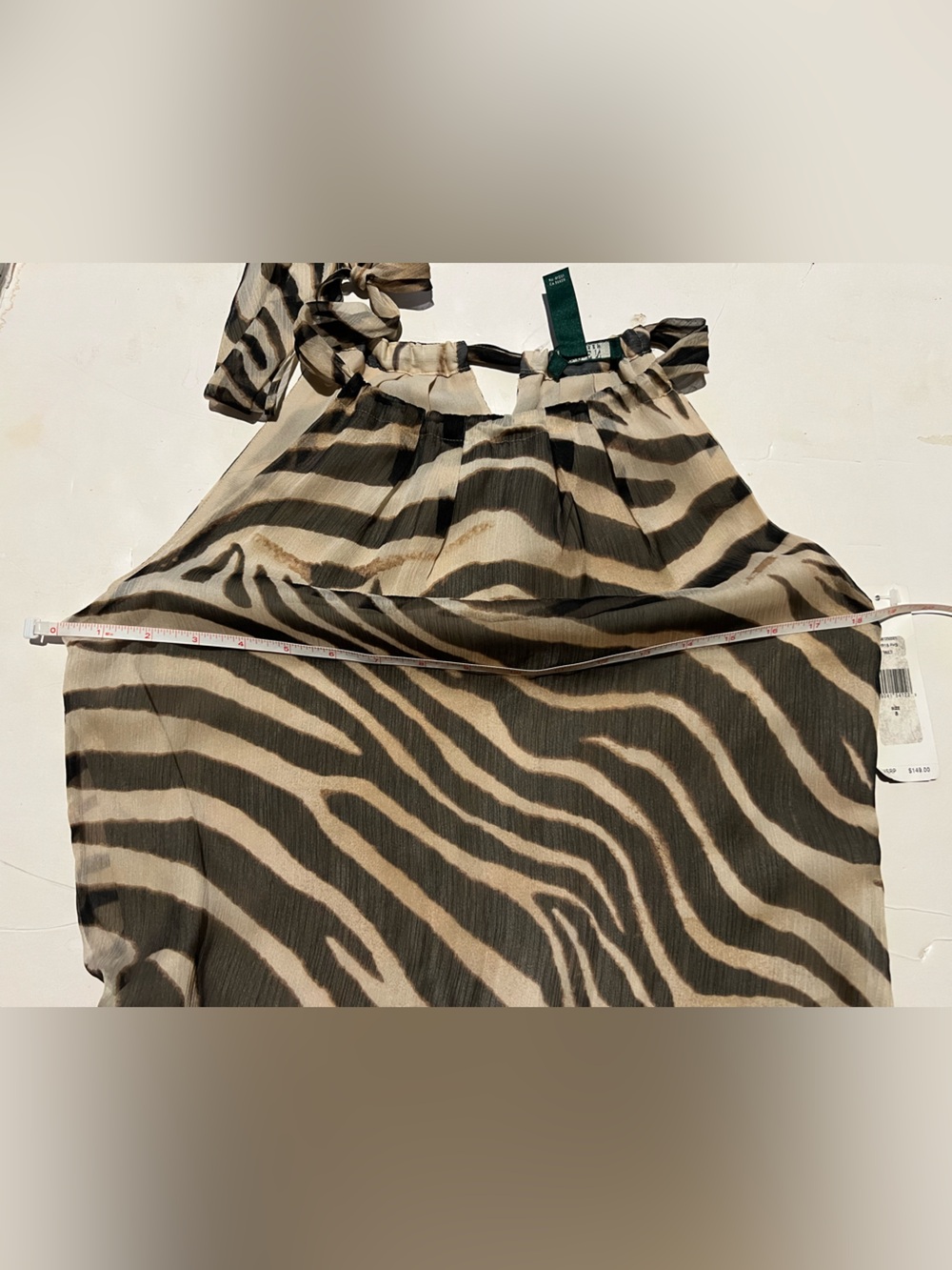 LAST CHANCE🧾 Ralph Lauren Zebra Print Maxi Dress; NWT; Buy 2 @ $50 Sale!! - Picture 12 of 13